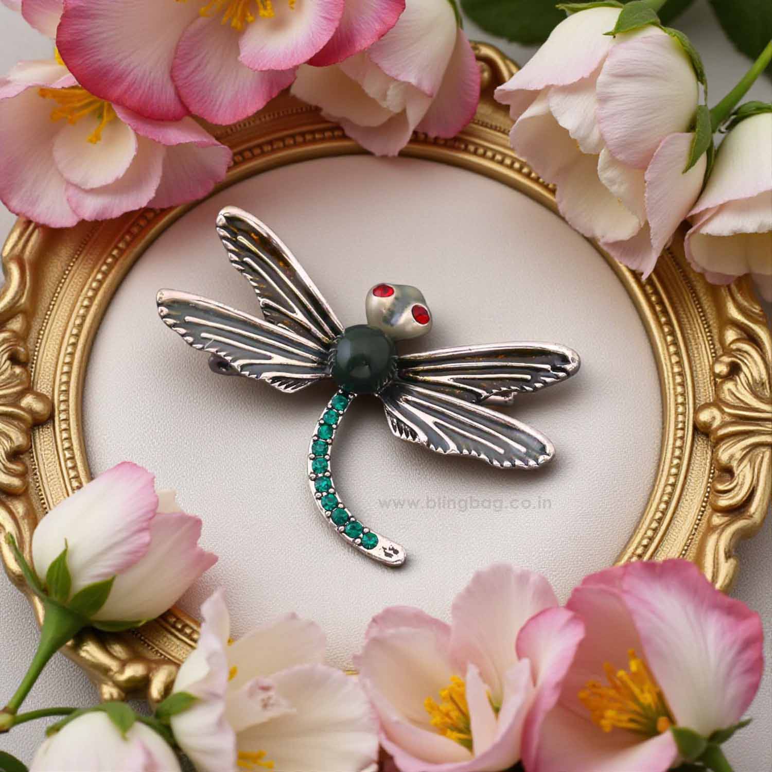 Antique Dragonfly Brooch - Image 2
