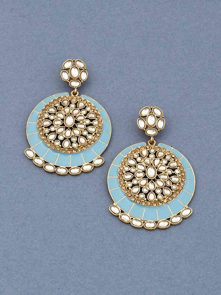 Turquoise Sameera Chandbalis - Image 3