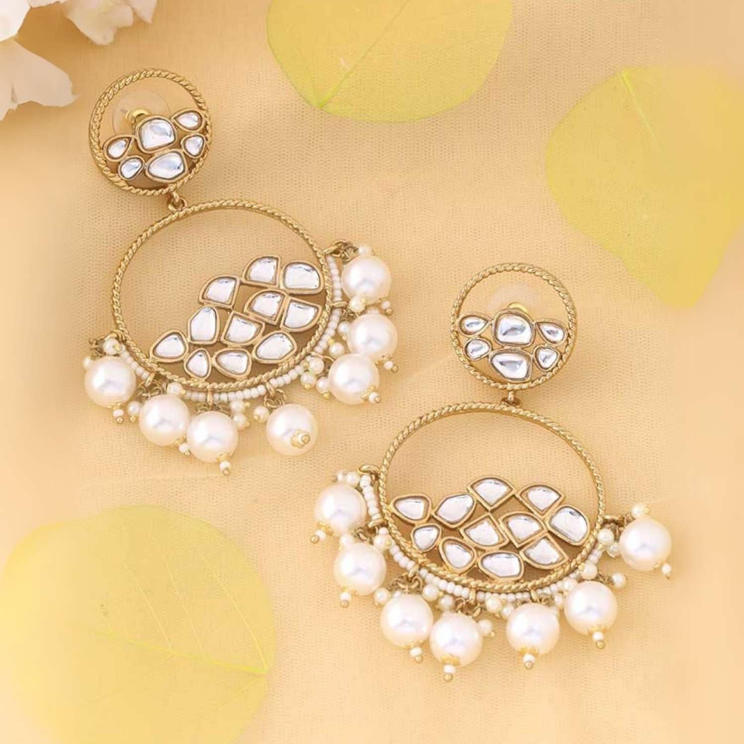 Ivory Bimala Pearl Earrings - EOSS