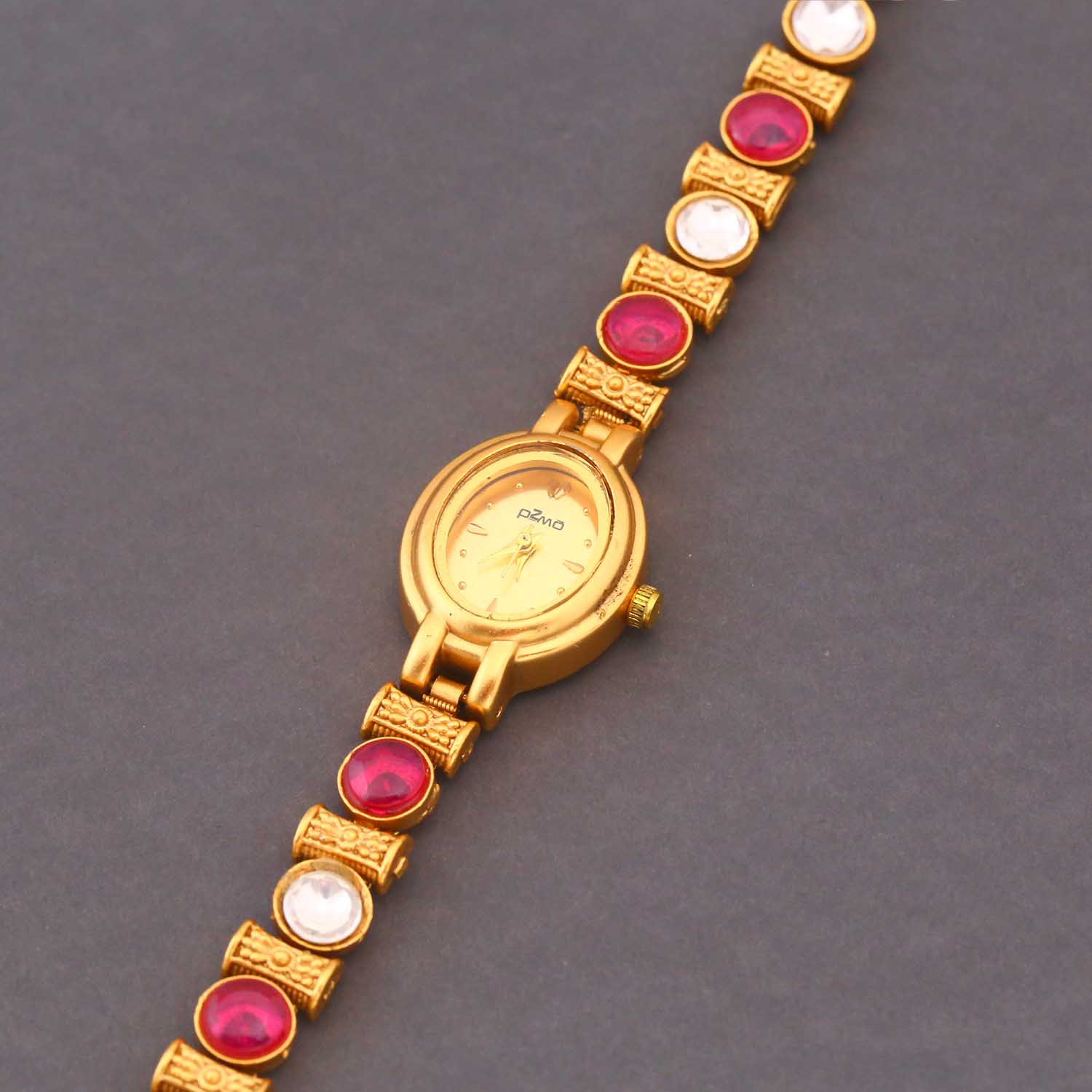 Blingbag Antique Ruby Stone Bracelet Watch - Image 6