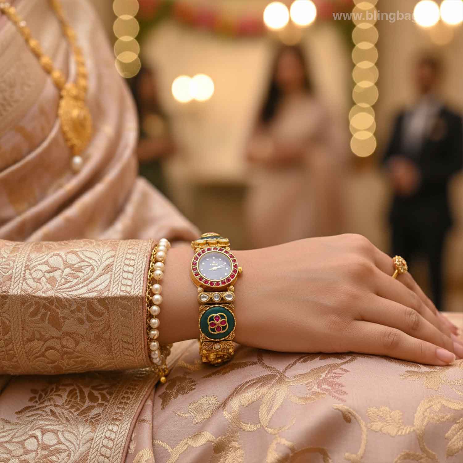 Blingbag Black Dial Maharani Edition Watch - Image 2