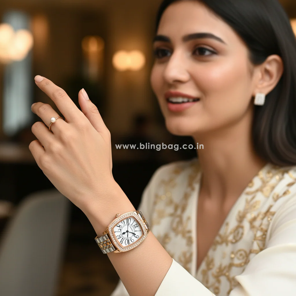 Blingbag Diamond Barrel Ena Watch