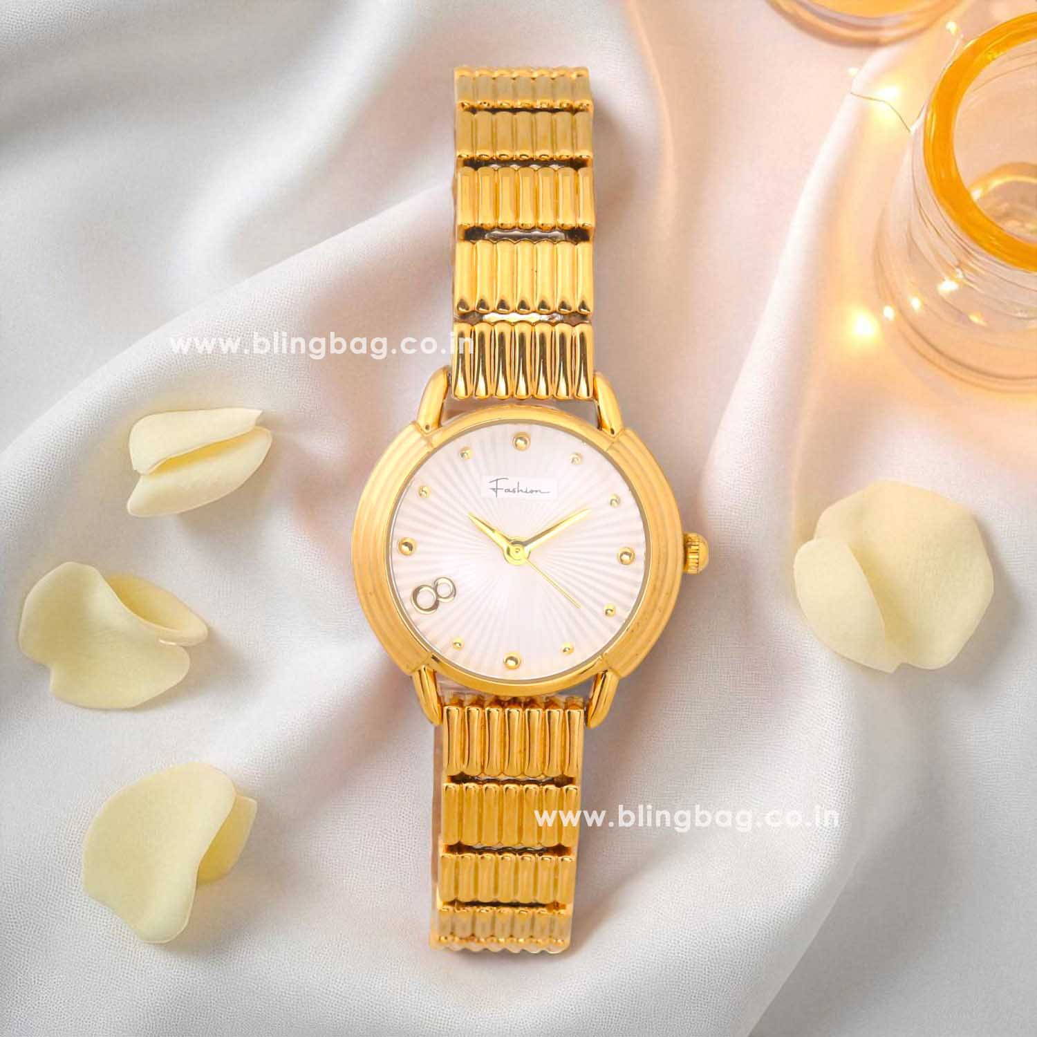 Blingbag Gold-Plated Luxe Charm Watch - Image 3