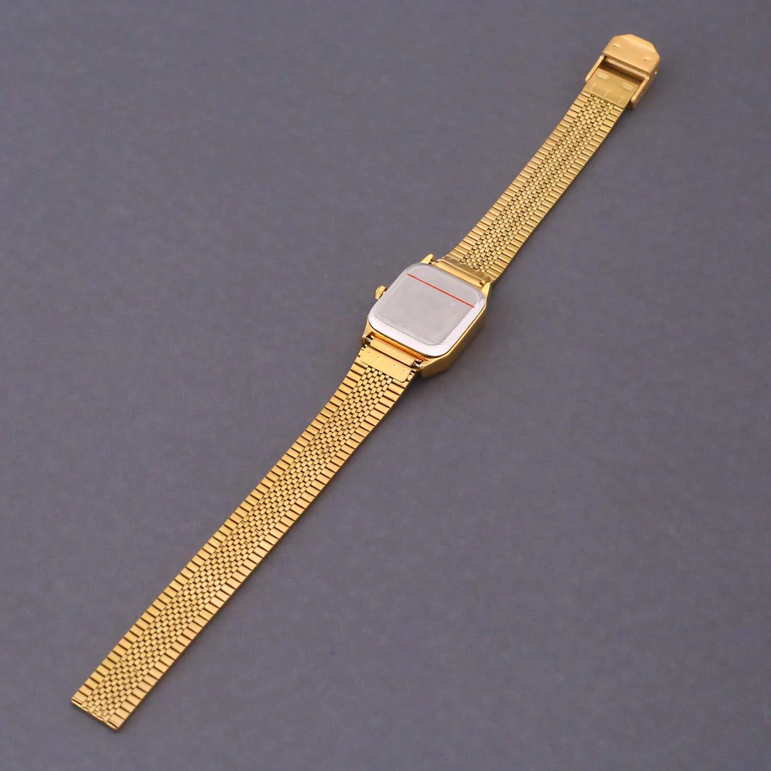Blingbag Gold-Plated Roman Grace Square Watch - Image 7