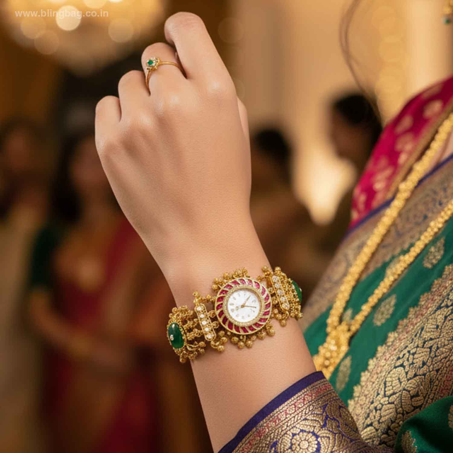 BlingBag Pritina Rajwadi Stone Watch - Image 2