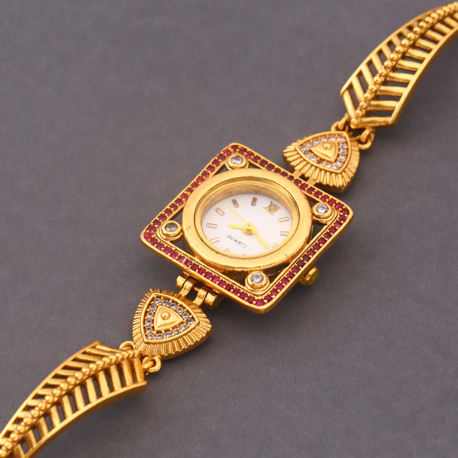 Bling Bag Ethnic Charm White Dial Women's Wristwatch - Image 6