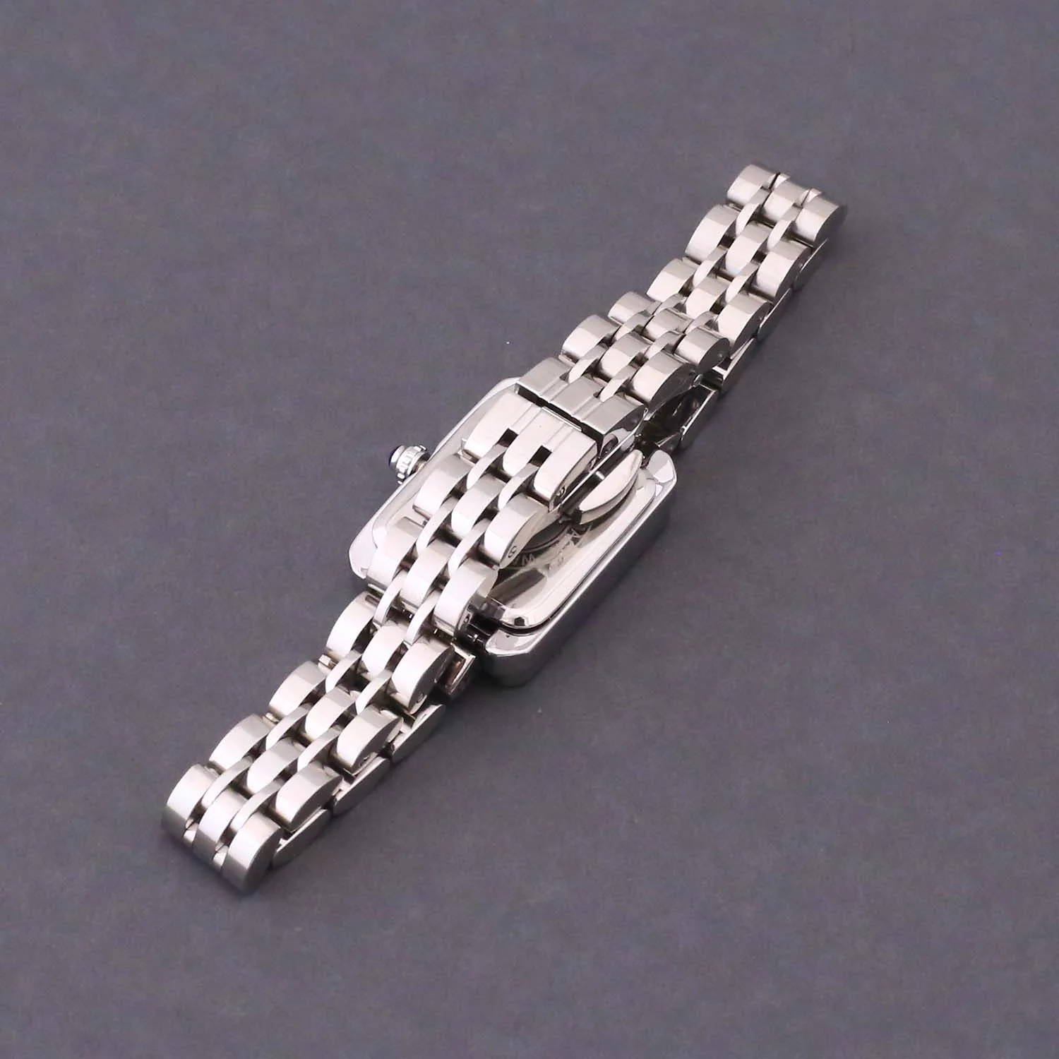 Blingbag Silver-Plated Crystal Square Watch - Image 5