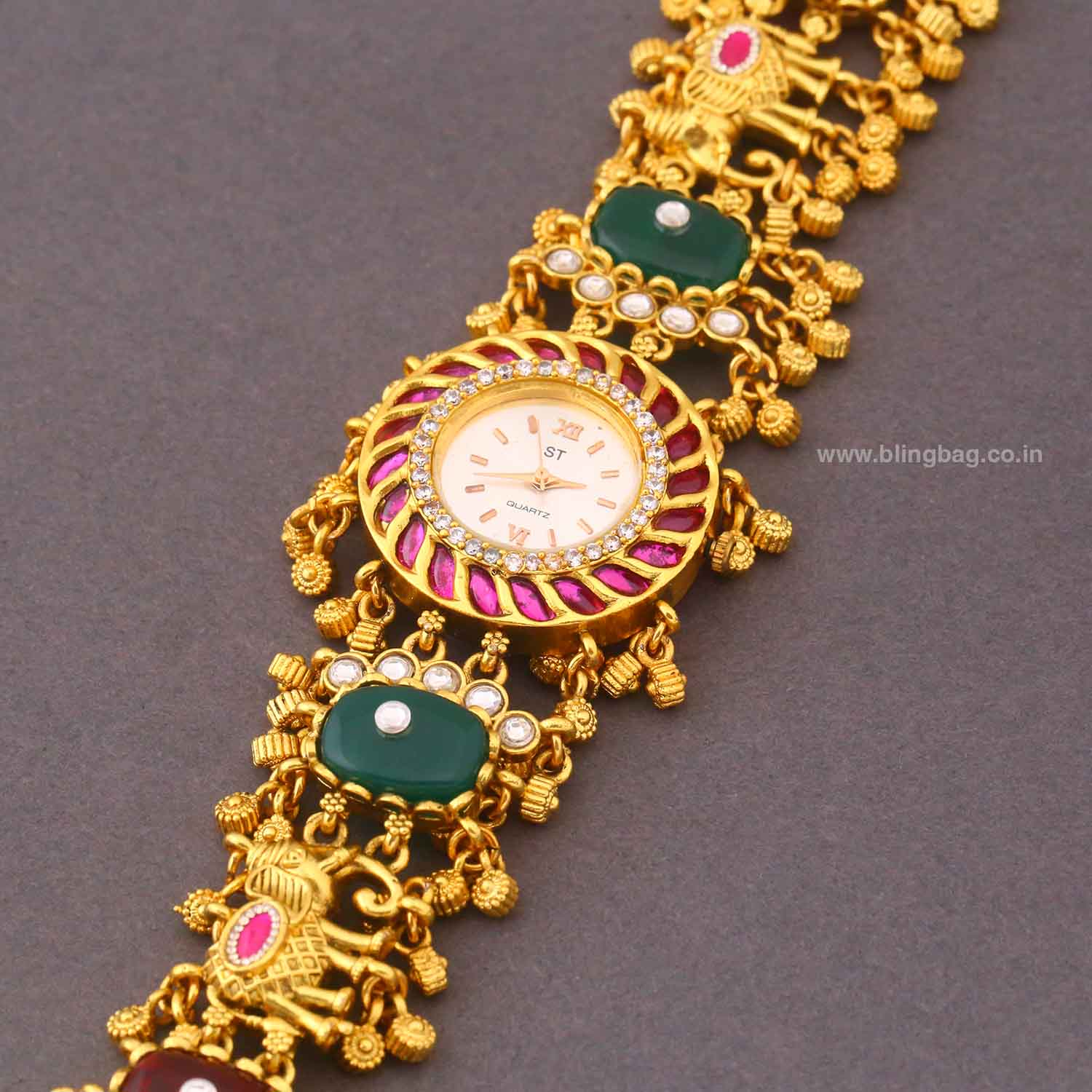 BlingBag Yattni Rajwadi Stone Watch - Image 3