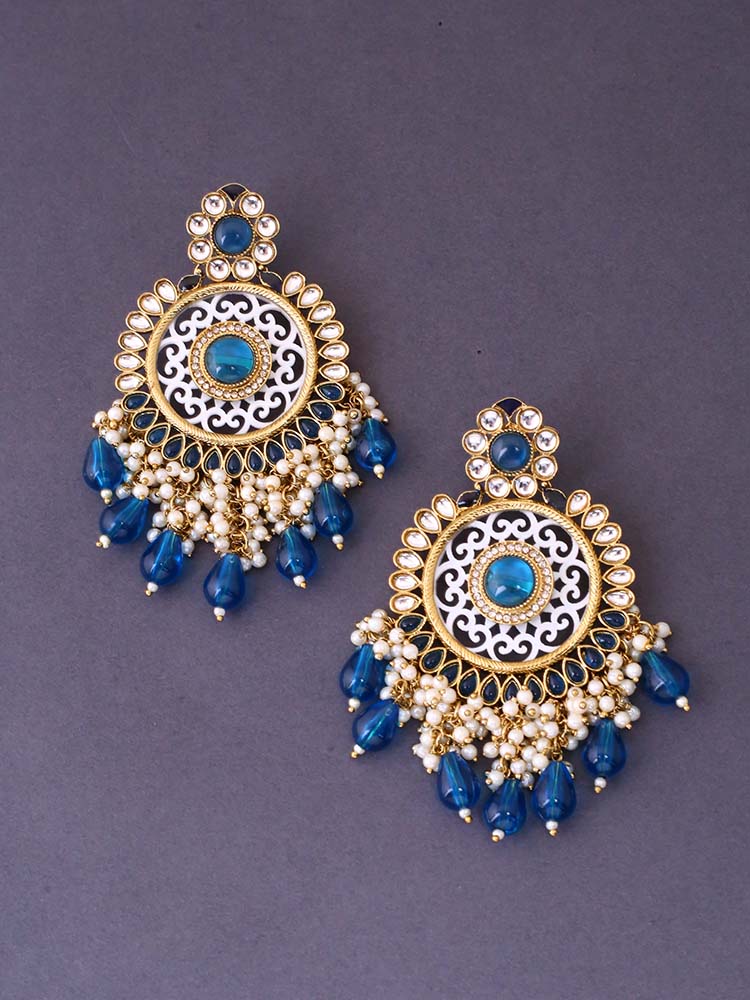 Blue Miraya Chandbalis - Image 3
