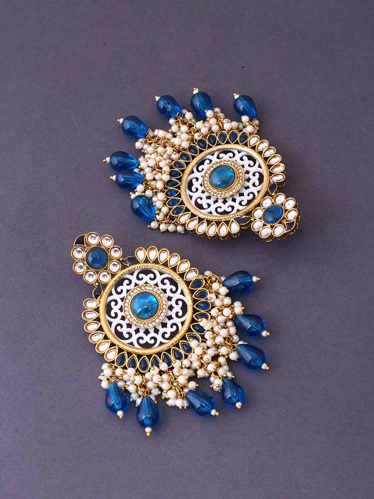Blue Miraya Chandbalis - Image 4
