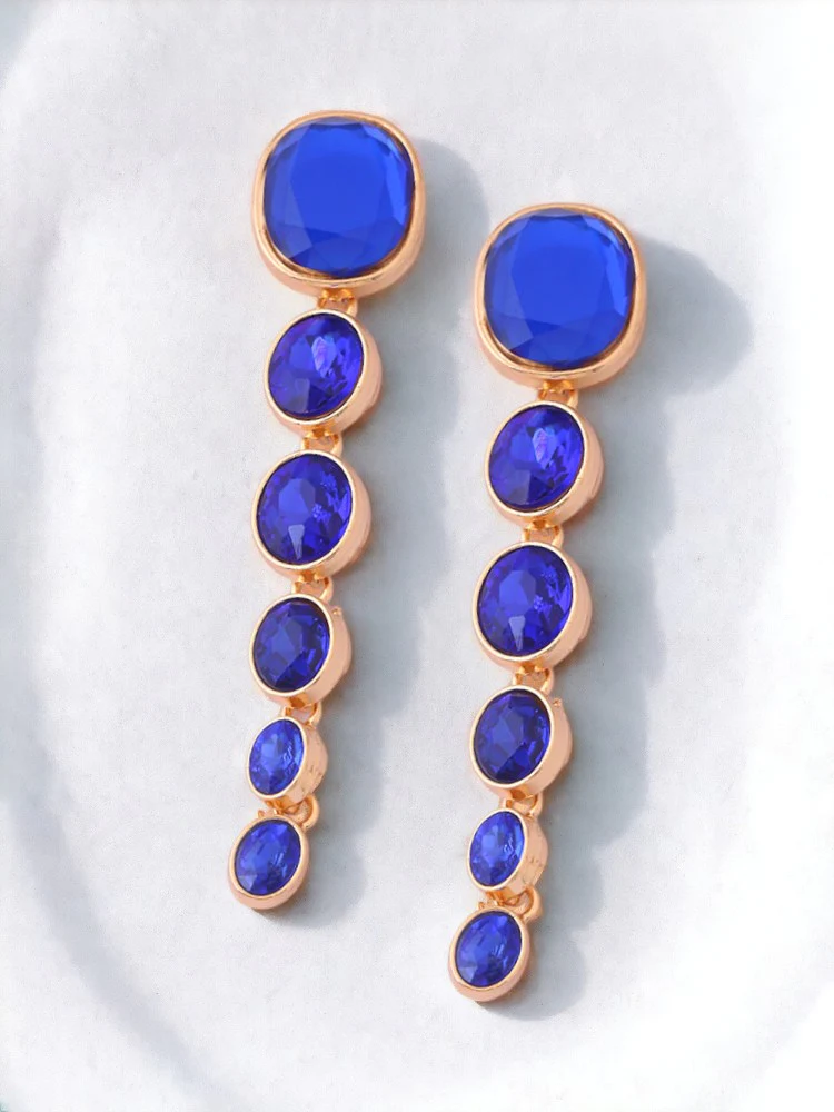 Blue Porunn Danglers