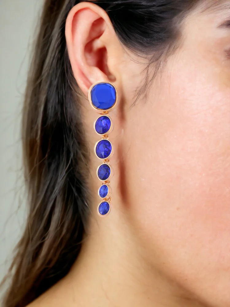 Blue Porunn Danglers - Image 2
