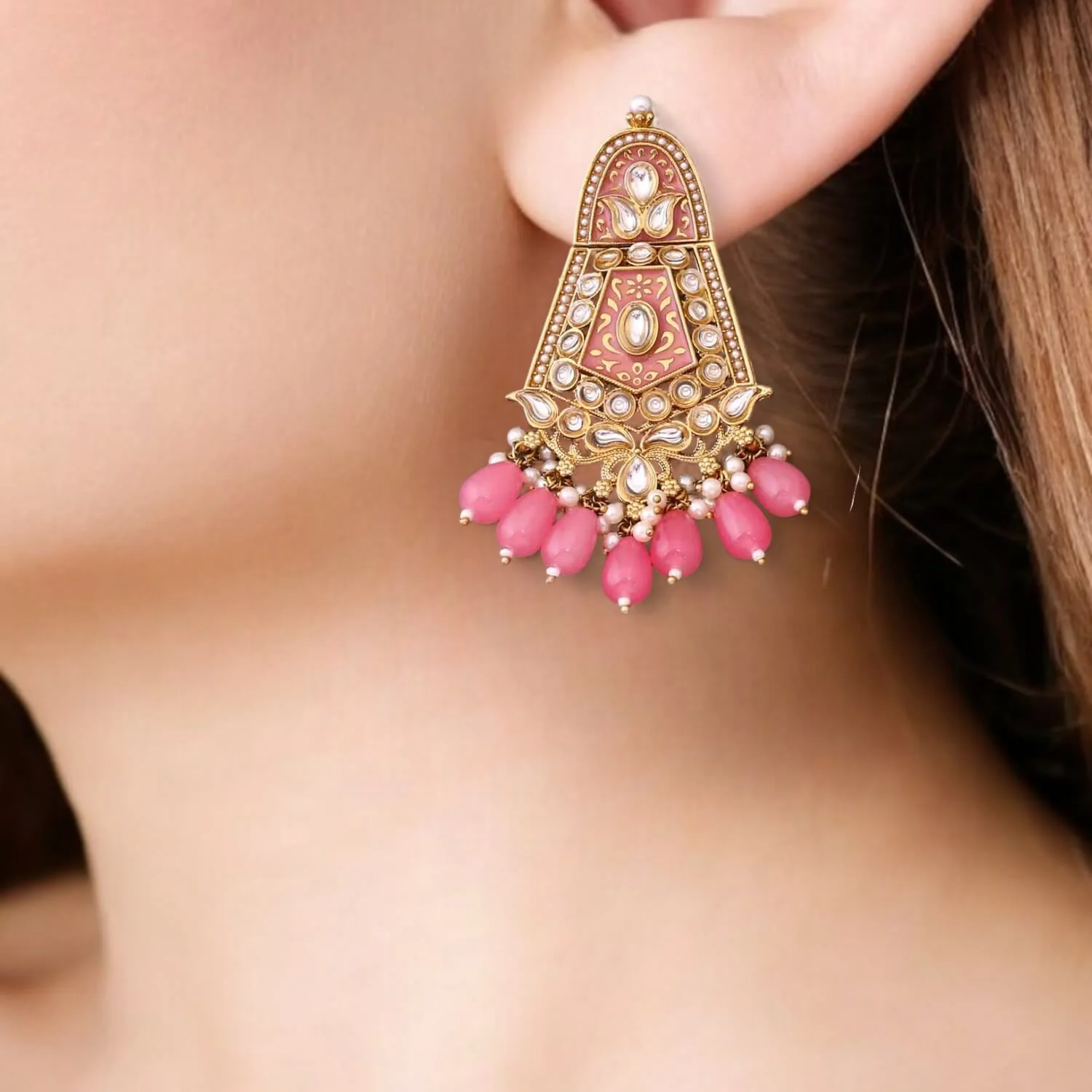 Blush Aasavari Danglers - Image 2