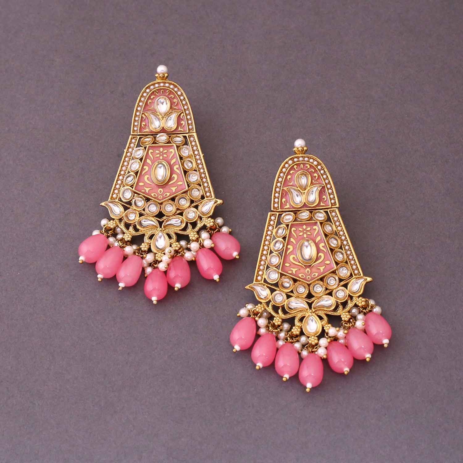 Blush Aasavari Danglers - Image 3