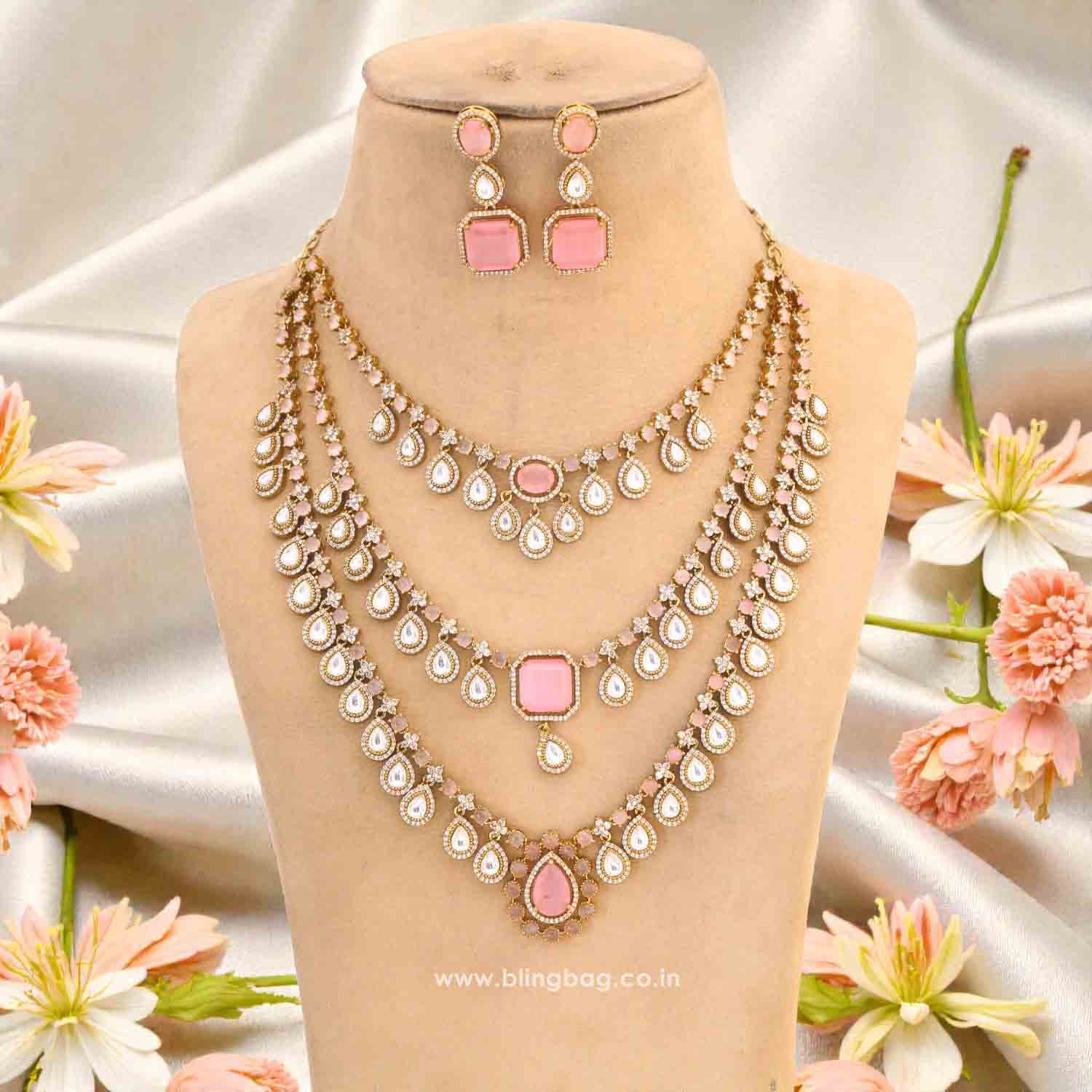 Blush Alishia Victorian Jewellery Set - New Arrival - Image 3