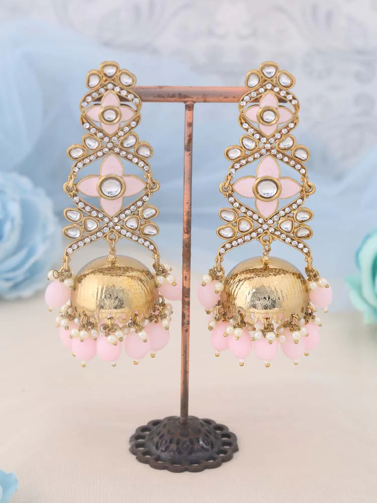 Blush Ashwini Jhumkis - EOSS