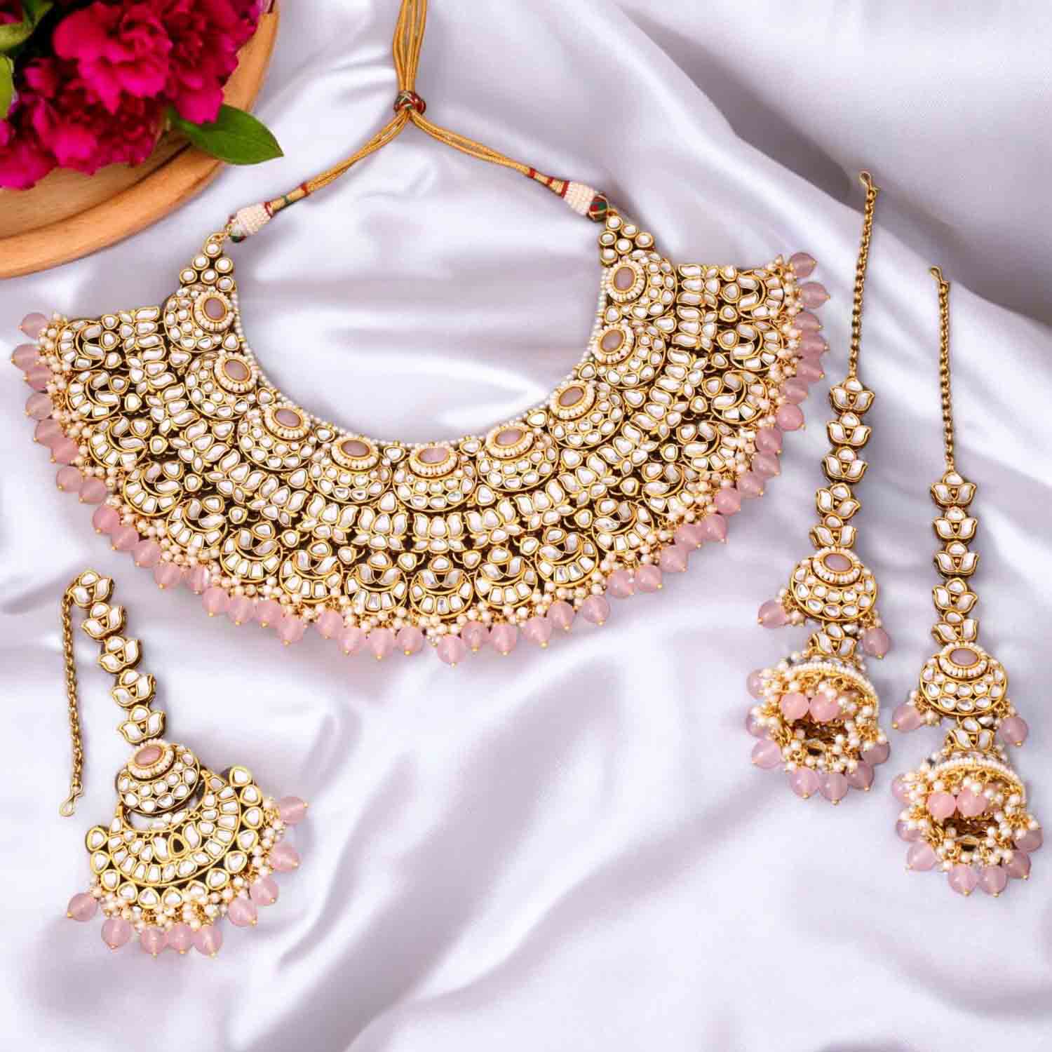 Blush Asmita Kundan Jewellery Set