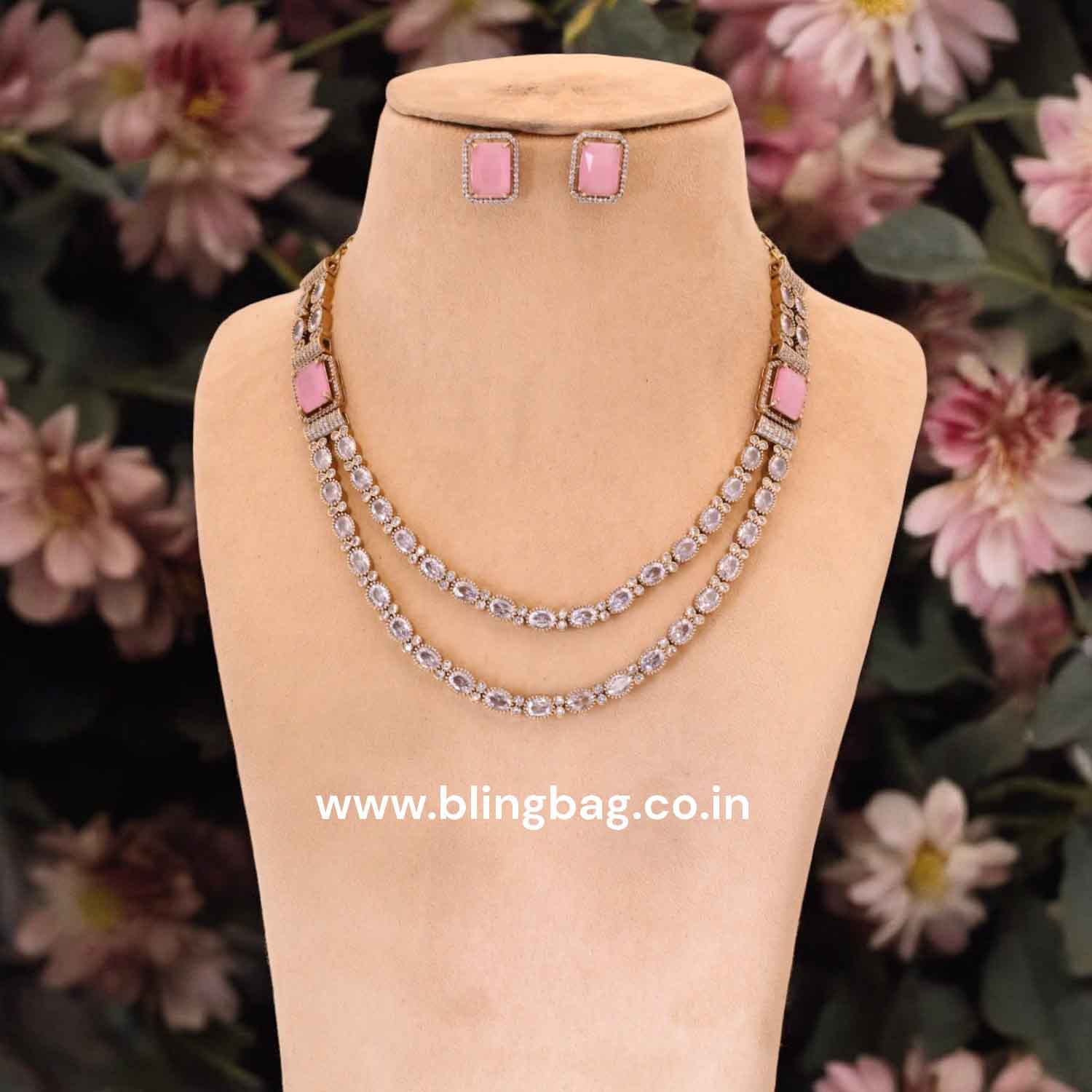 Blush Blisse Victorian Jewellery Set - New Arrival - Image 2