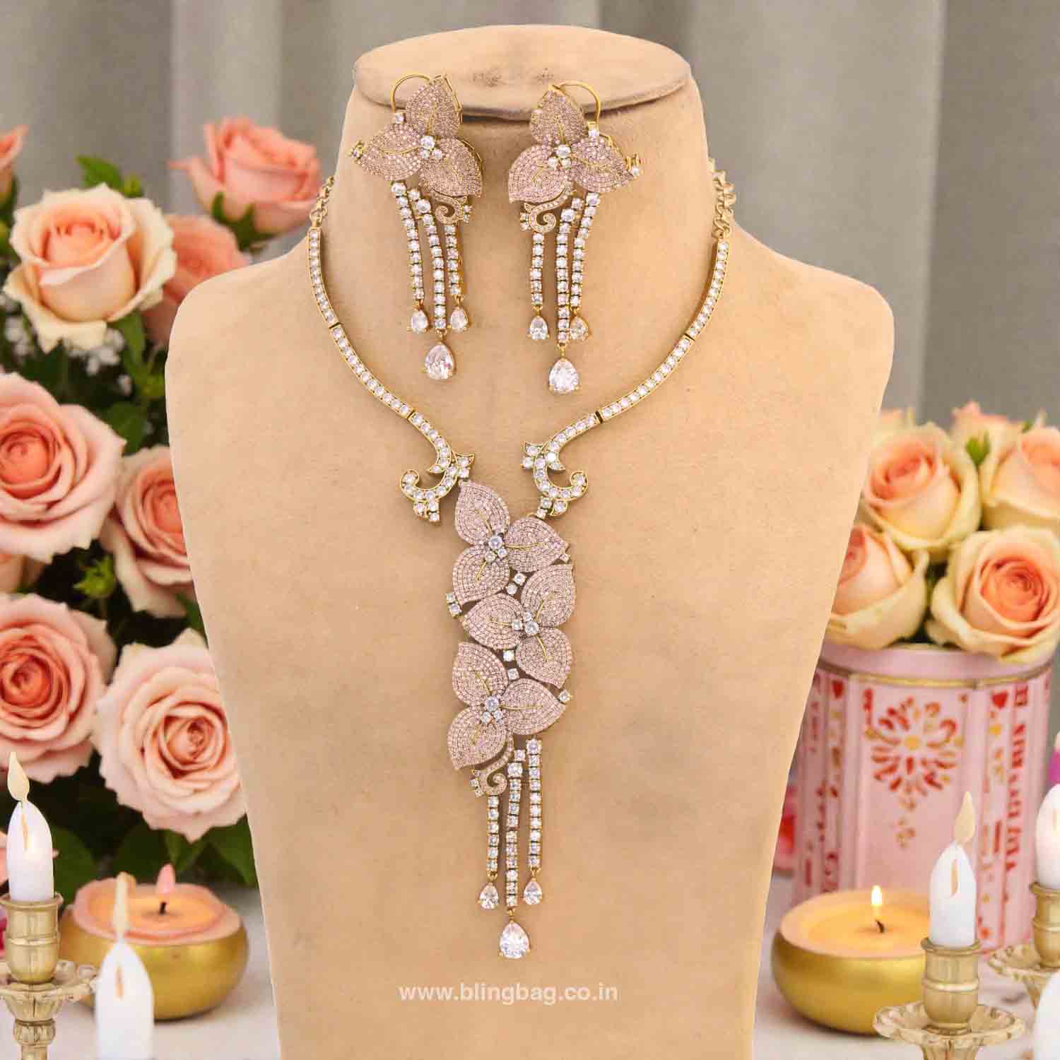 Blush Camilason Victorian Jewellery Set- New Arrivals - Image 3