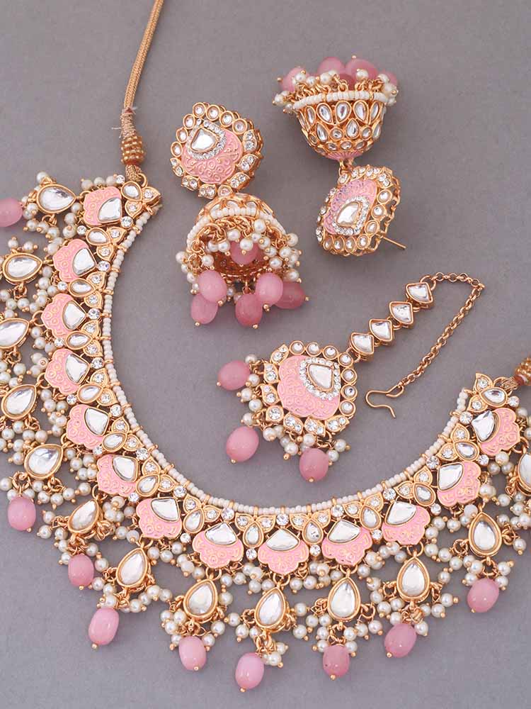 Blush Dhamini Jewellery Set - Image 4