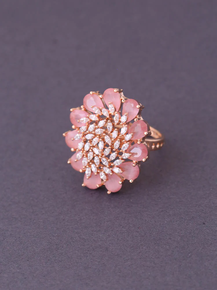 Blush Evangelia Adjustable Ring - Image 3