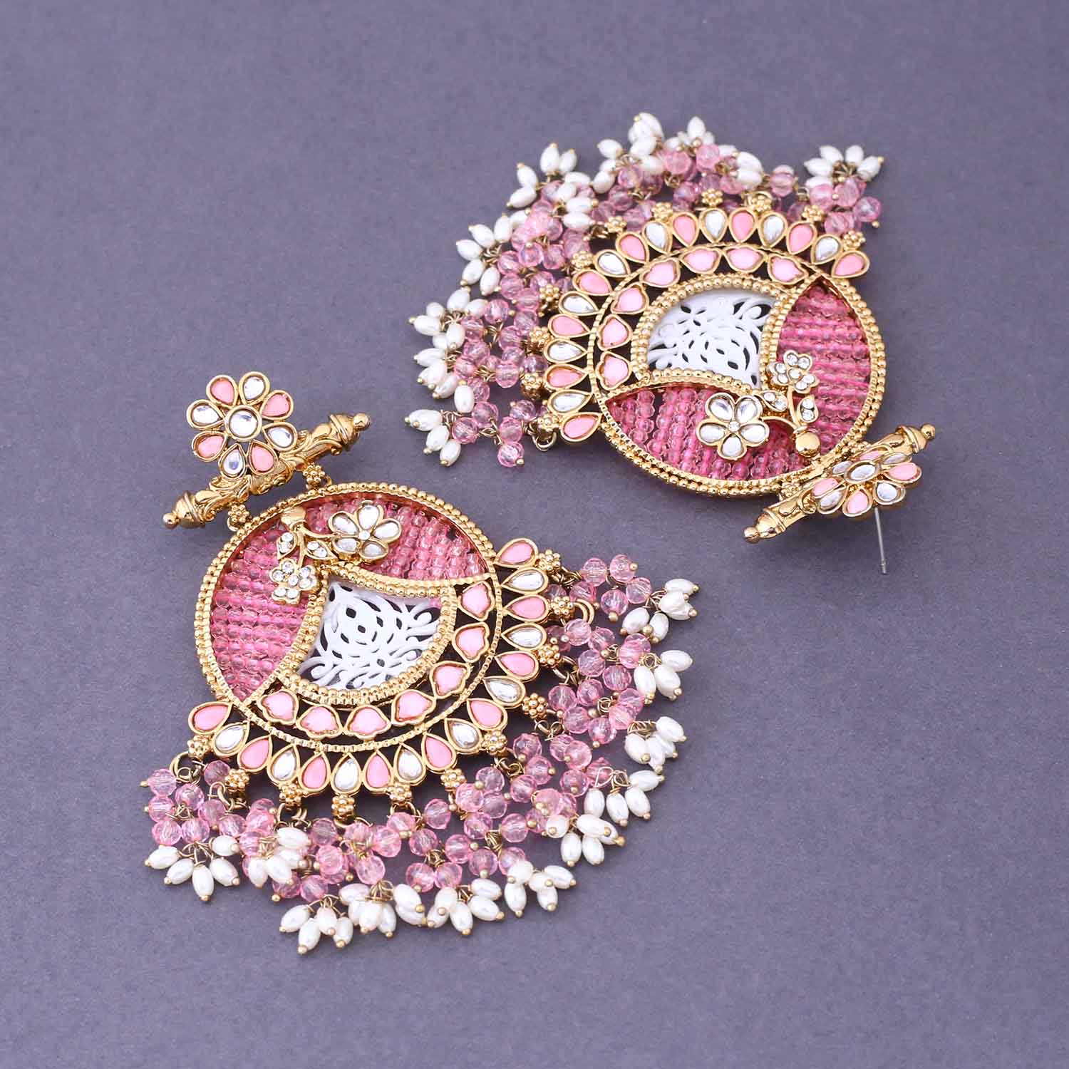 Blush Fareena Chandbalis - Image 4