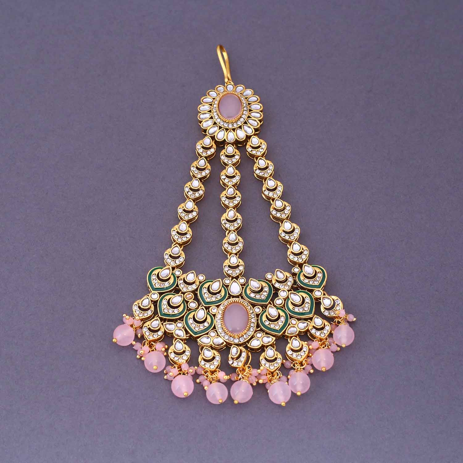 Blush Ishaya Bridal Jewellery Set - Image 8