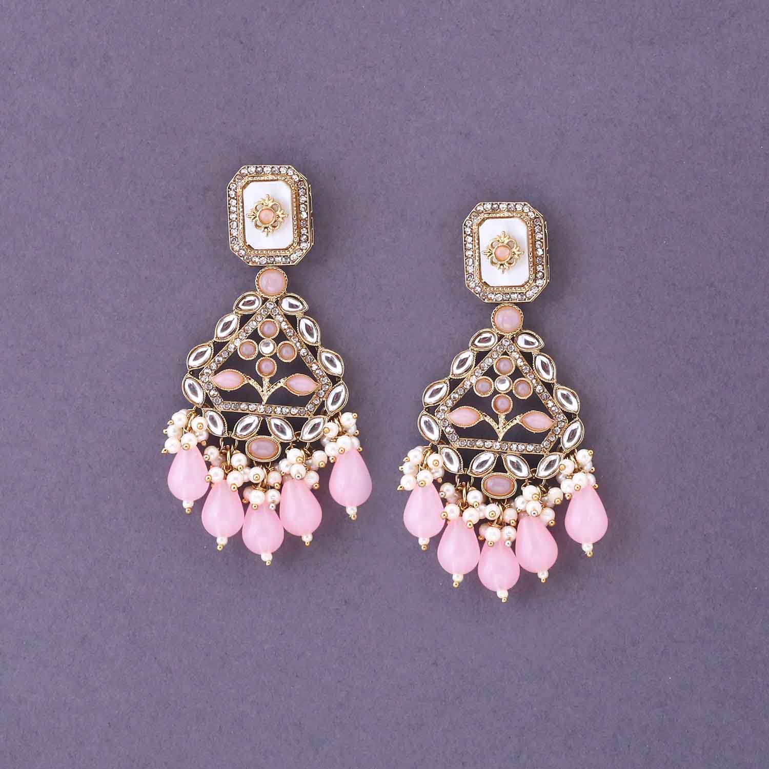 Blush Madhuka Danglers - Image 3