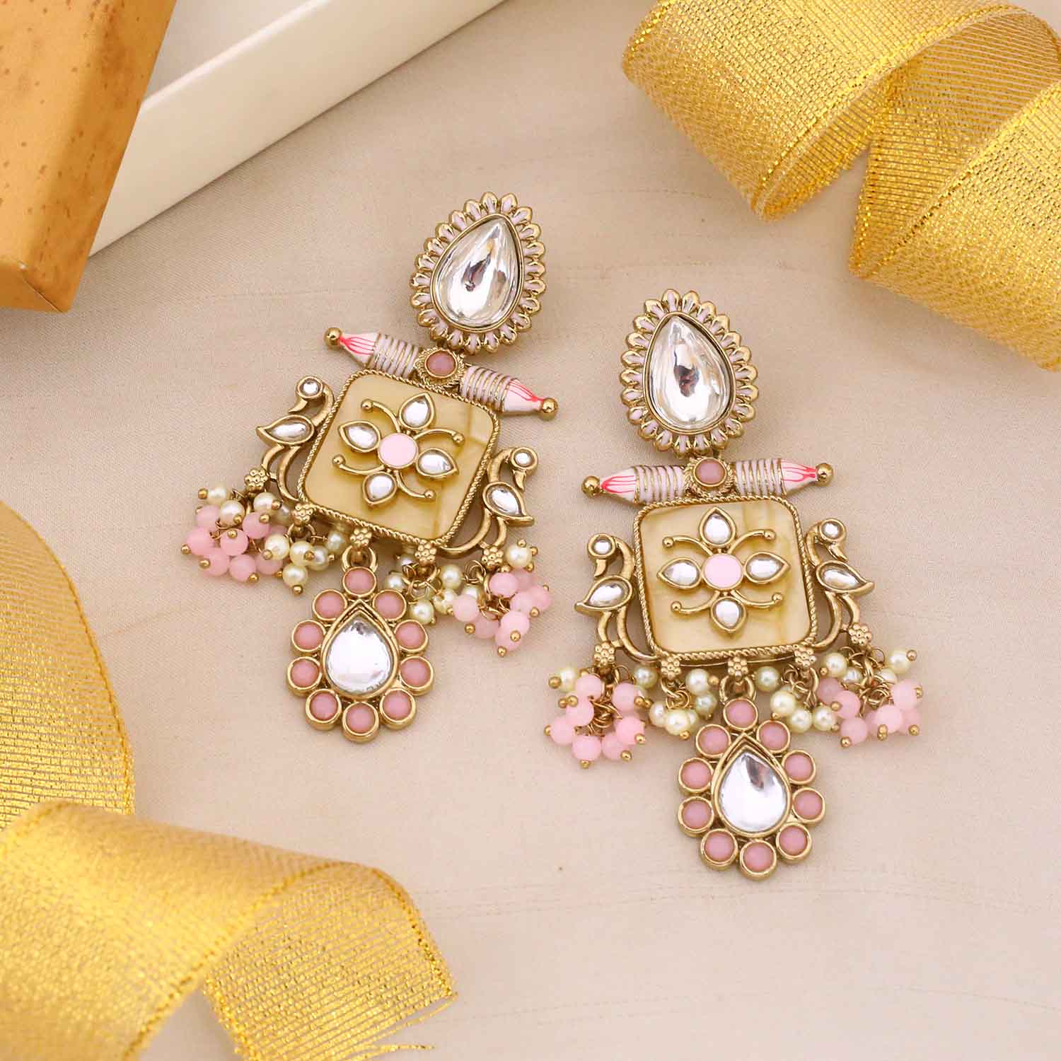 Blush Safiya Danglers