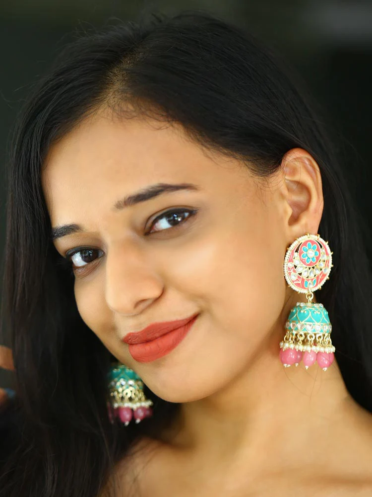 Blush Shahnaz Jhumkis - Image 2