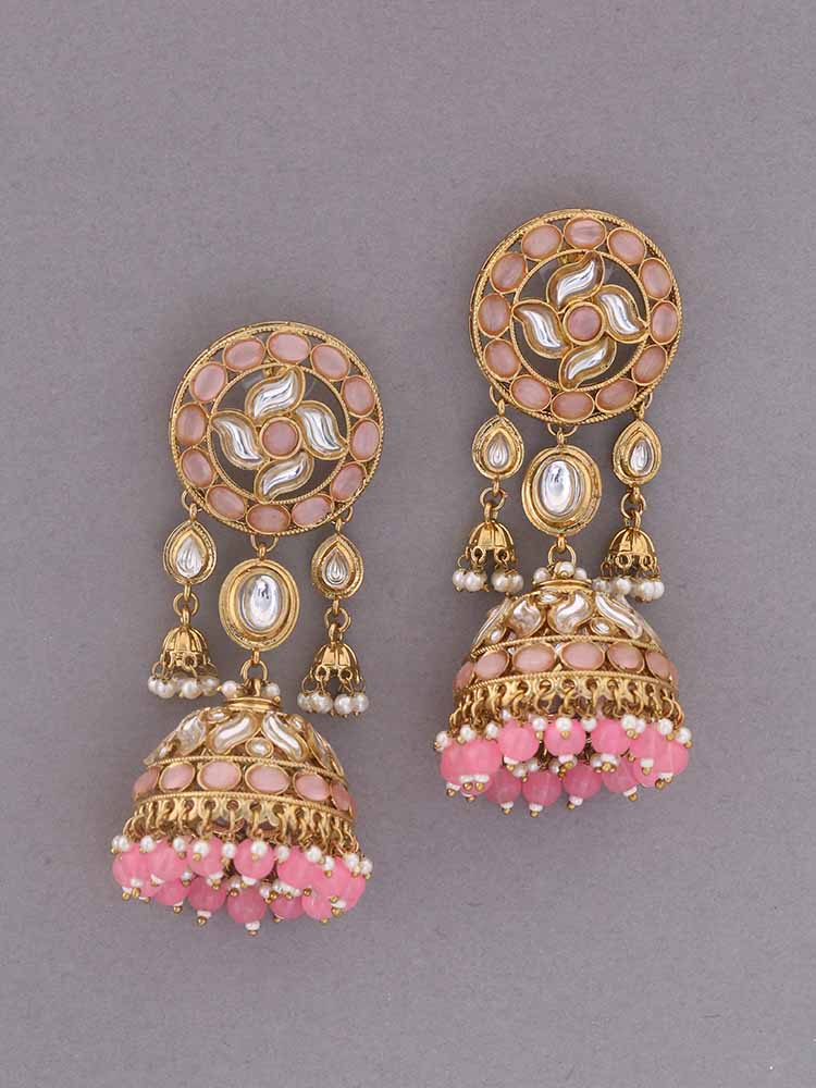 Blush Shivani Ethnic Jhumkis - EOSS - Image 2