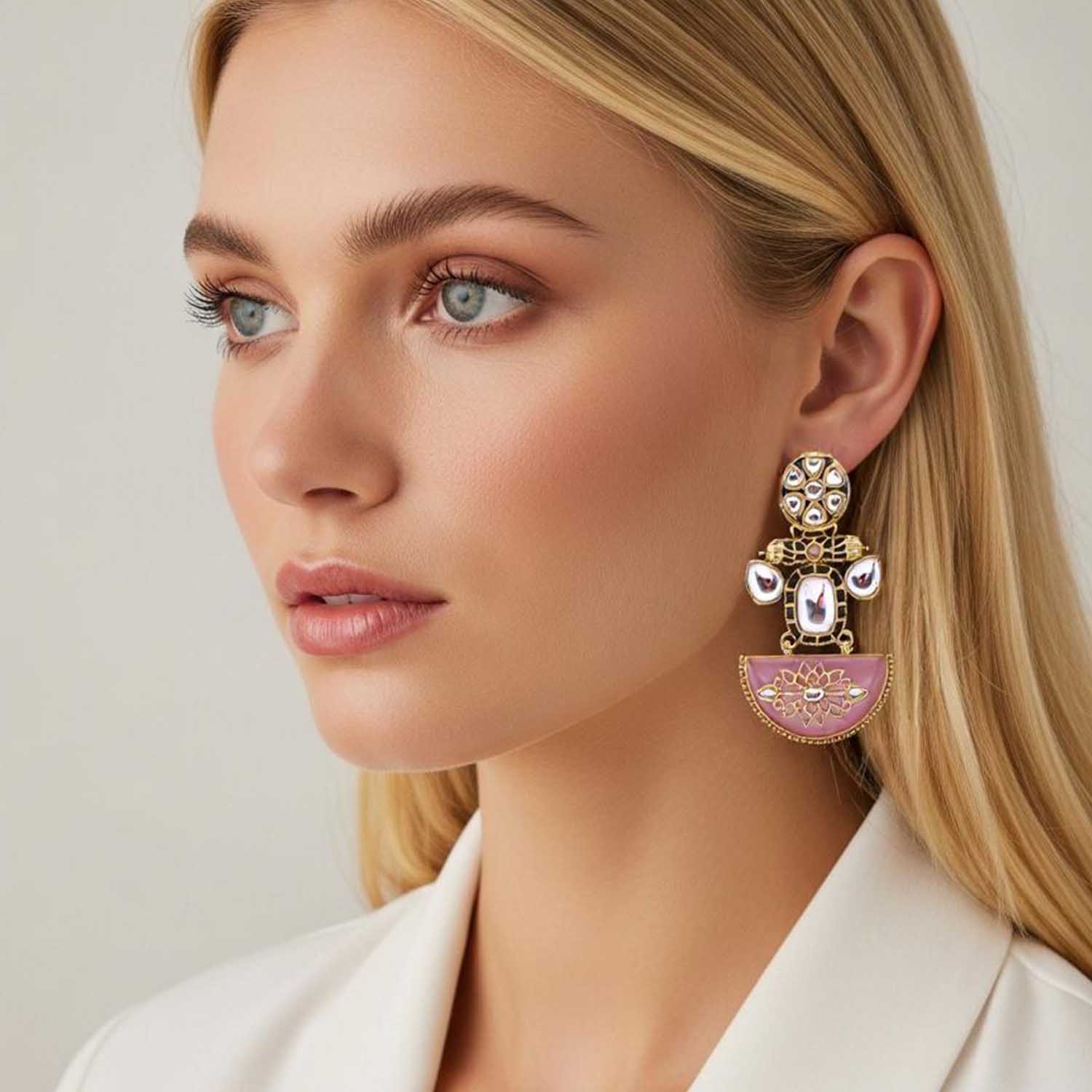 Blush Shiyami Danglers - Image 2
