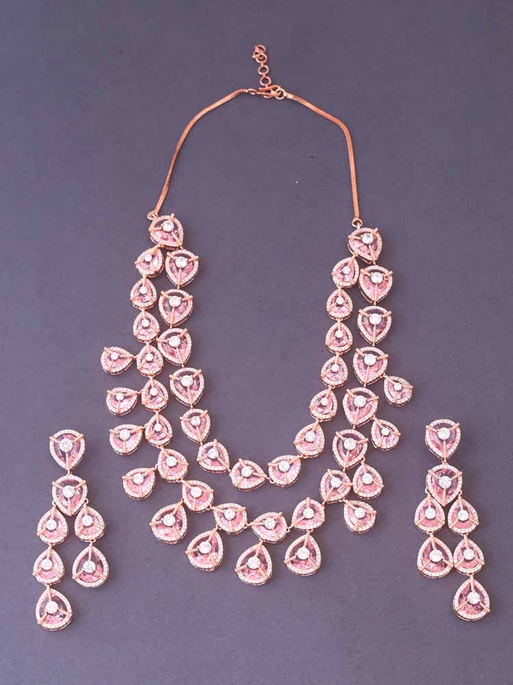 Blush Ursula Zirconia Jewellery Set - Image 3