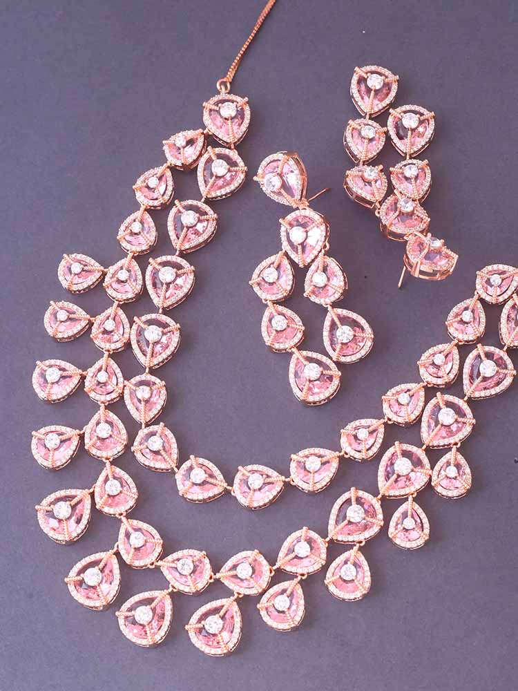 Blush Ursula Zirconia Jewellery Set - Image 4