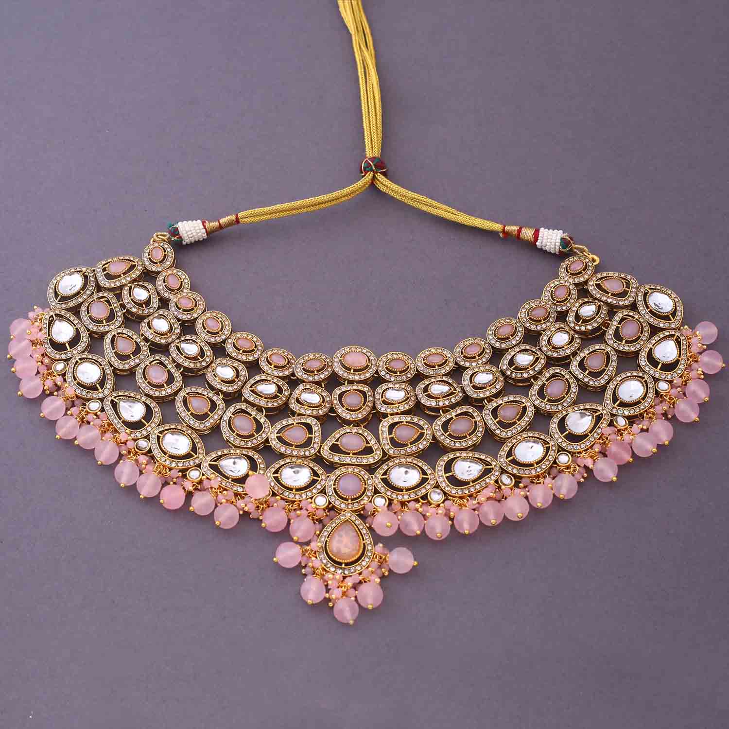 Blush Vihaani Bridal Jewellery Set - Image 3