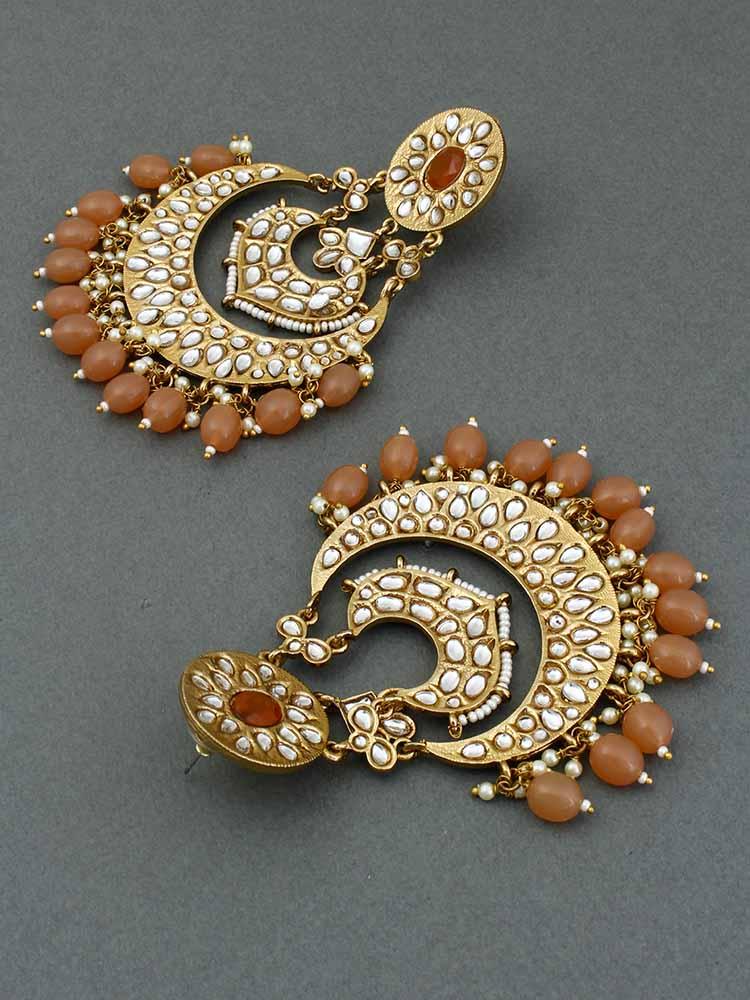 Brown Bhoomi Chandbalis - Image 4