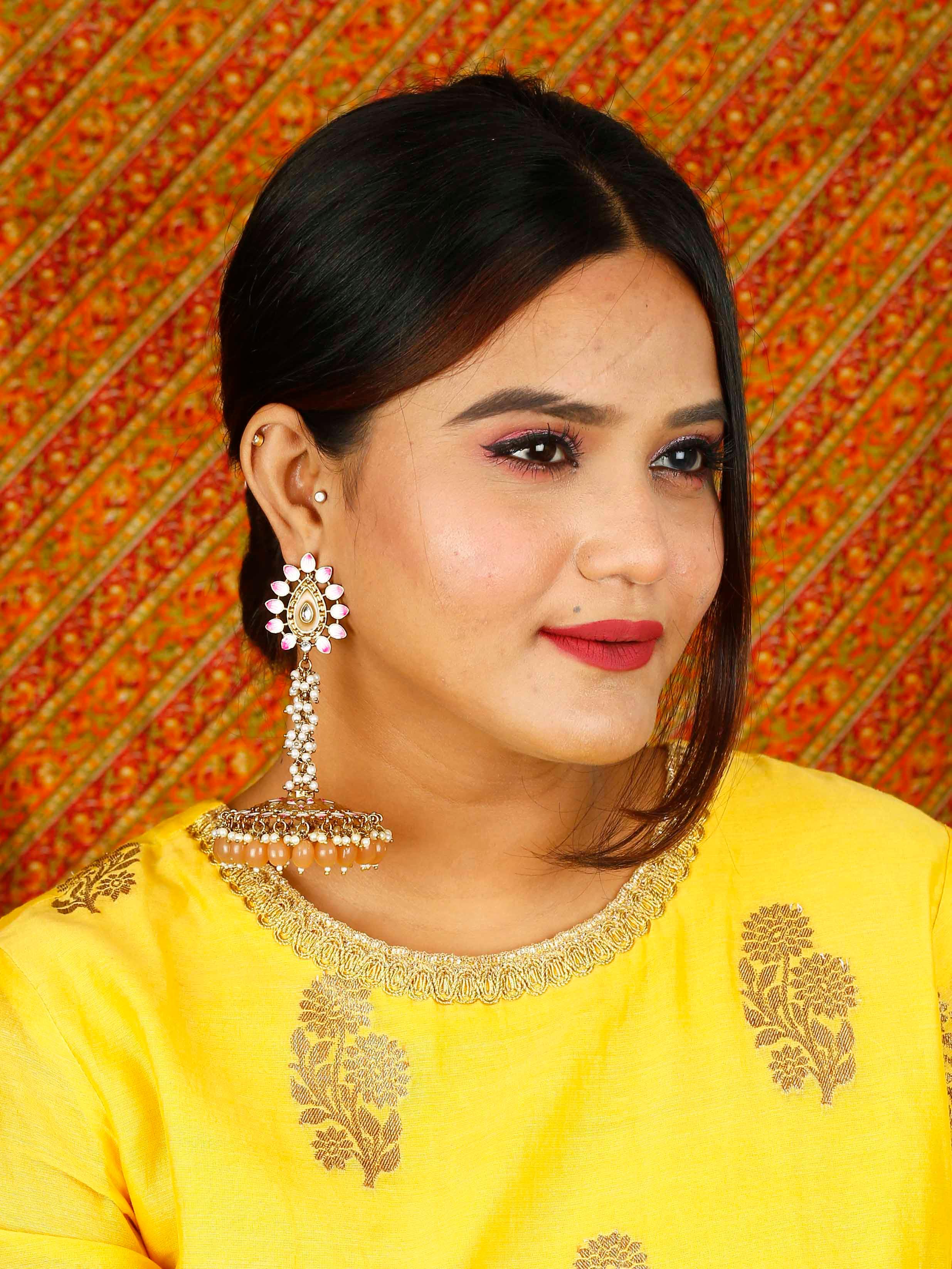 Brown Jacki Jhumkis - EOSS - Image 3