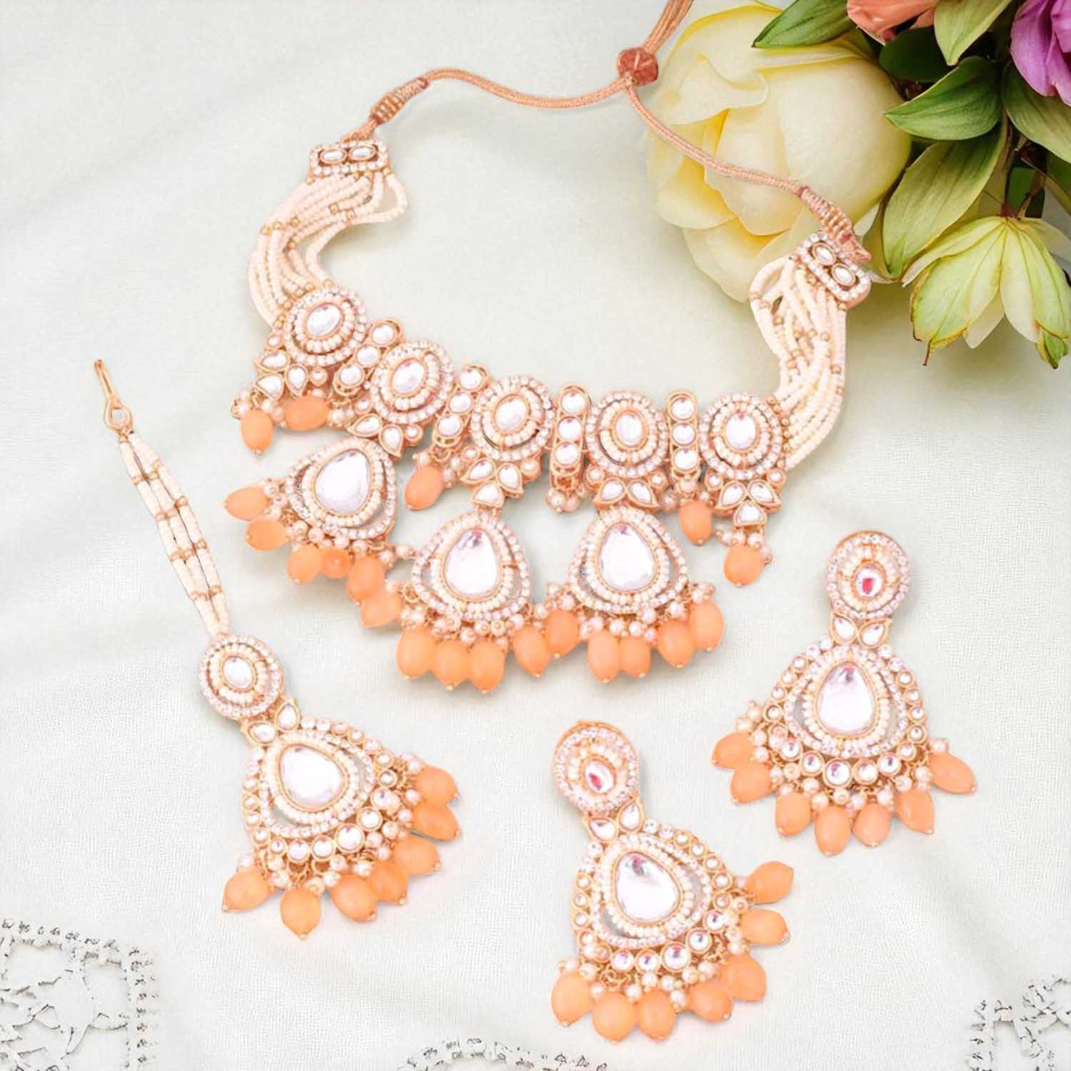 Brown Rumani Jewellery Set - EOSS - Image 2