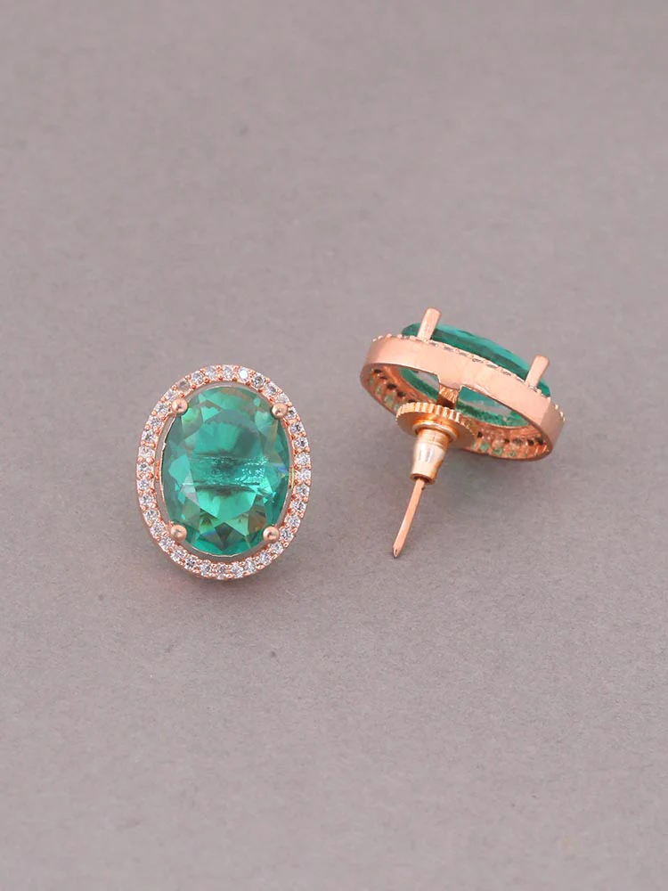 Rama Peanut Zirconia Studs - Image 3