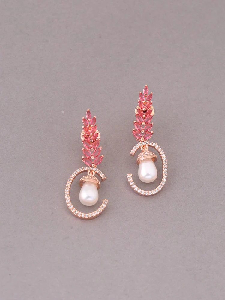 Ruby Billie Zirconia Danglers - Image 2
