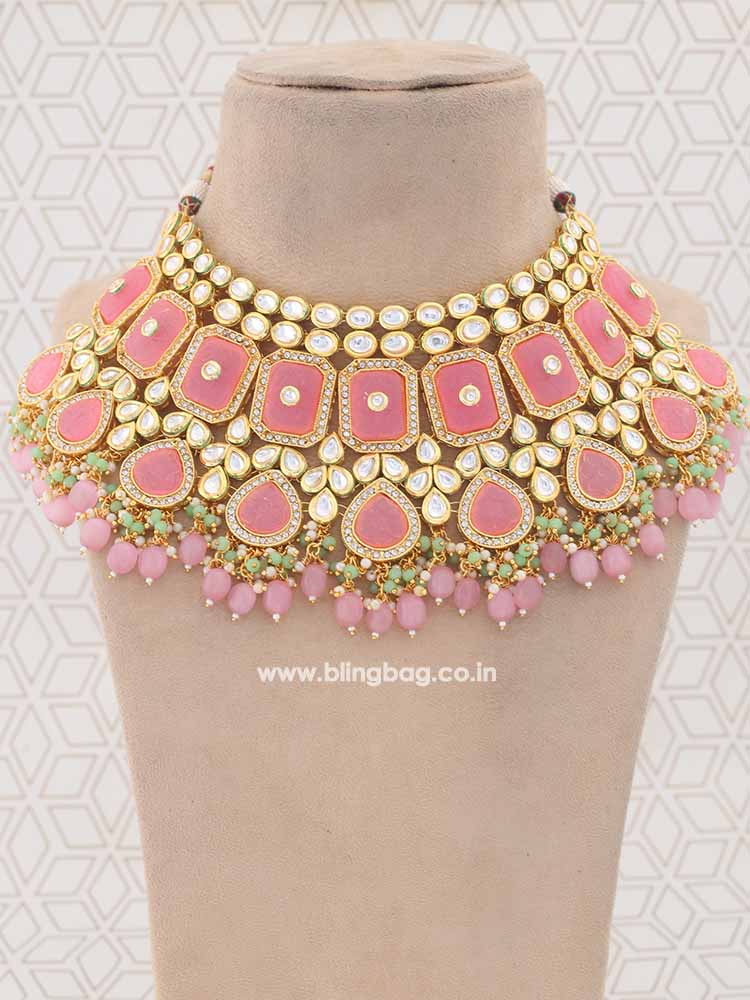 Coral Hemal Jewellery Set - Image 2