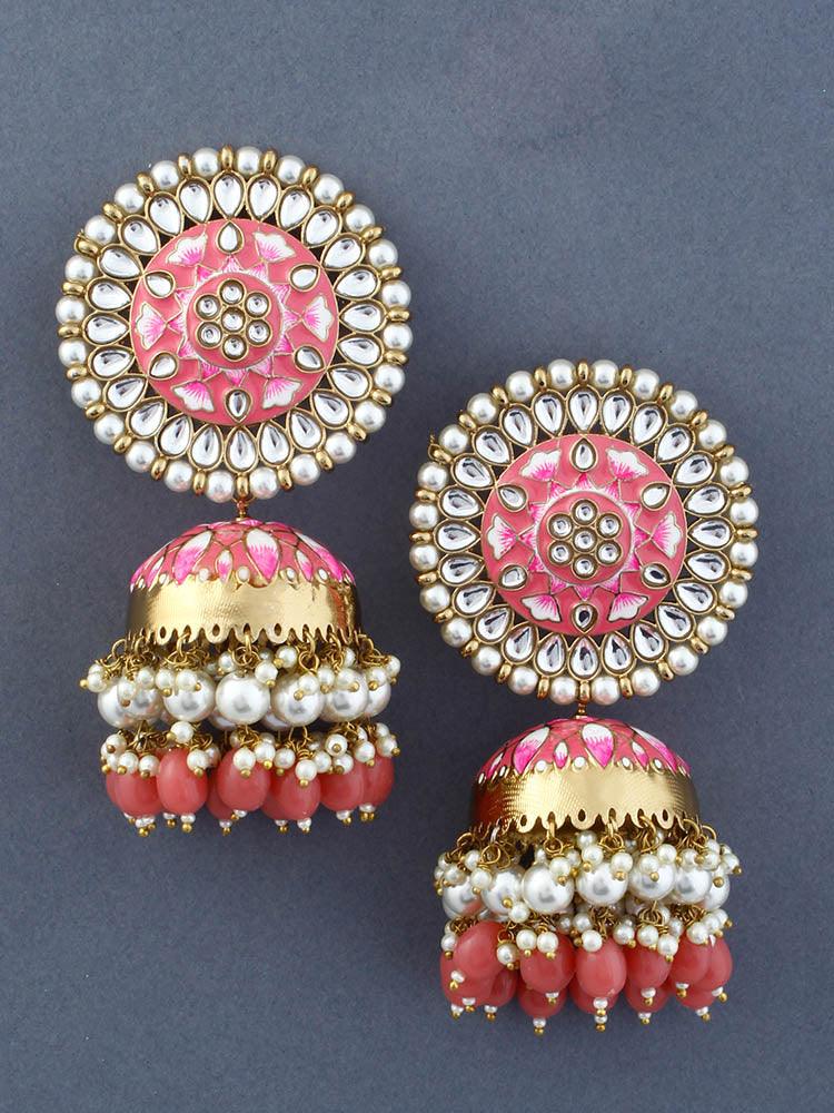 Coral Kritika Jhumkis - EOSS - Image 3