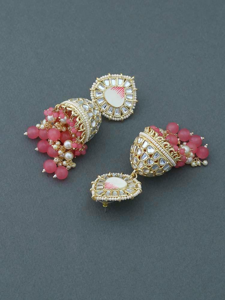Coral Virupaksha Jhumkis - Image 3