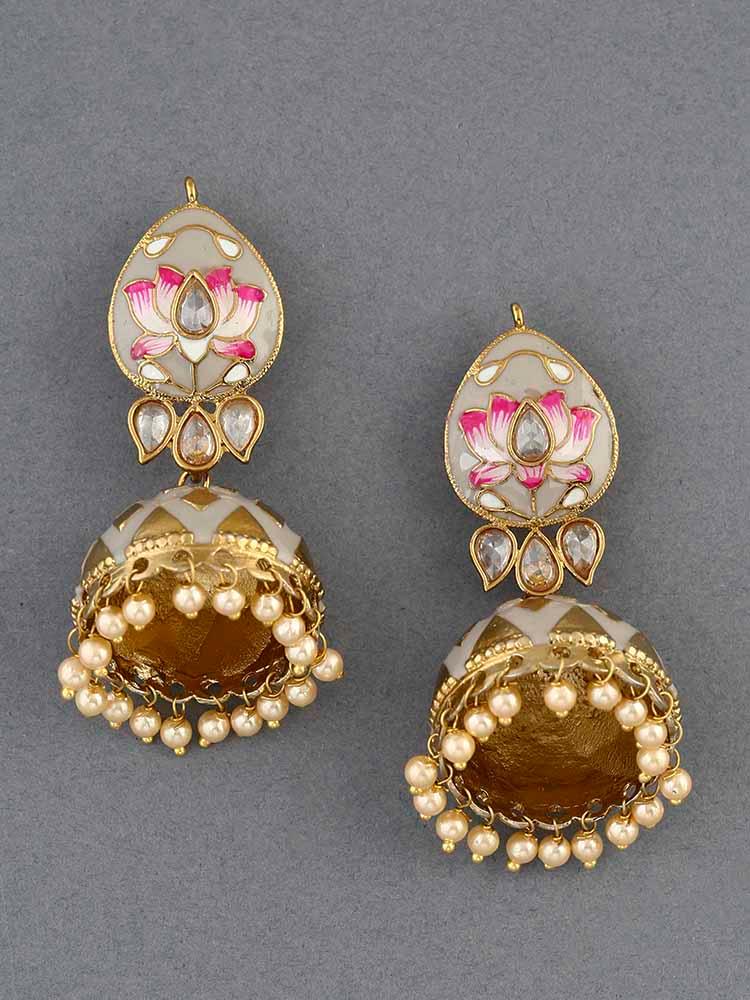 Crepe Rudra Jhumkis - Image 2