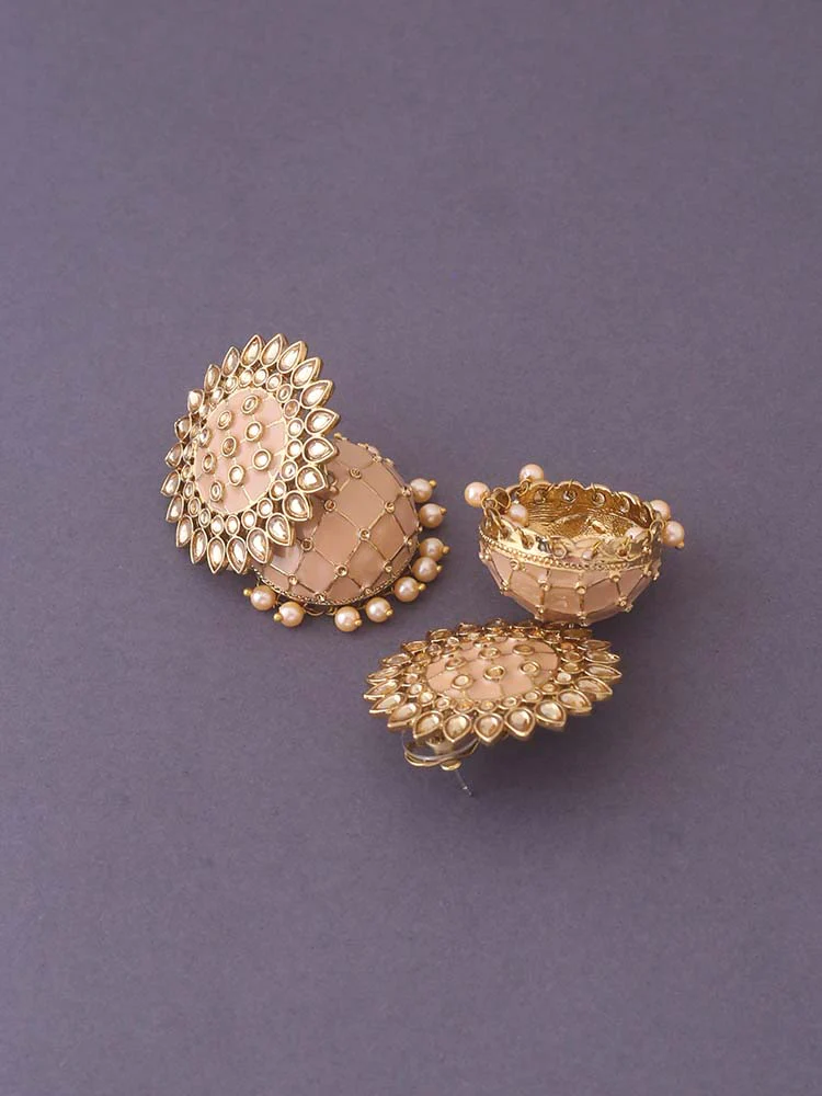Crepe Suraj Jhumkis - Image 4
