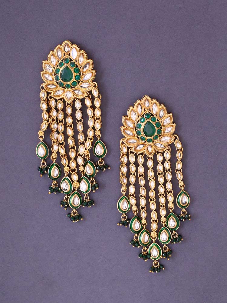 Emerald Aadvika Tassels - Image 3