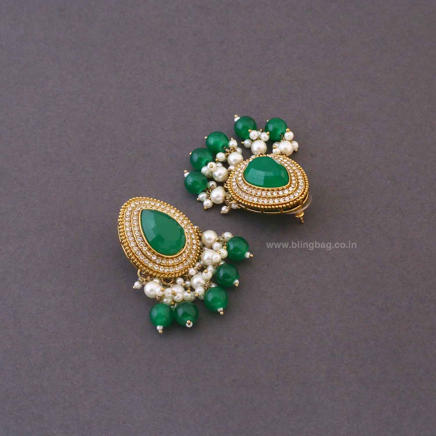 Emerald Aanchal Danglers - Image 3