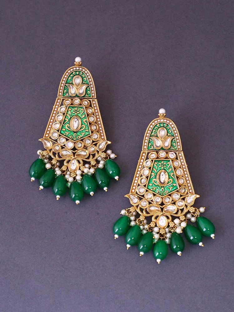 Emerald Aasavari Danglers - Image 3