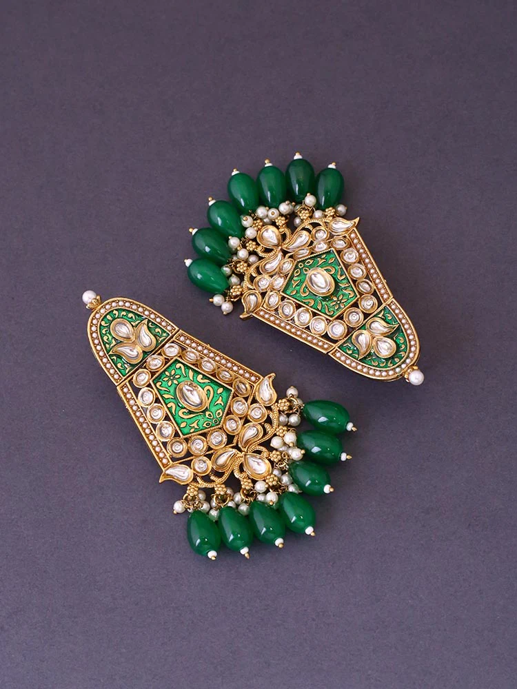 Emerald Aasavari Danglers - Image 4