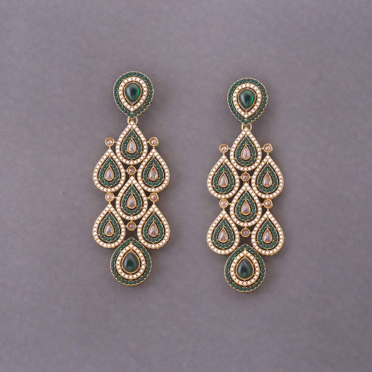 Emerald Agamya Danglers - Image 3